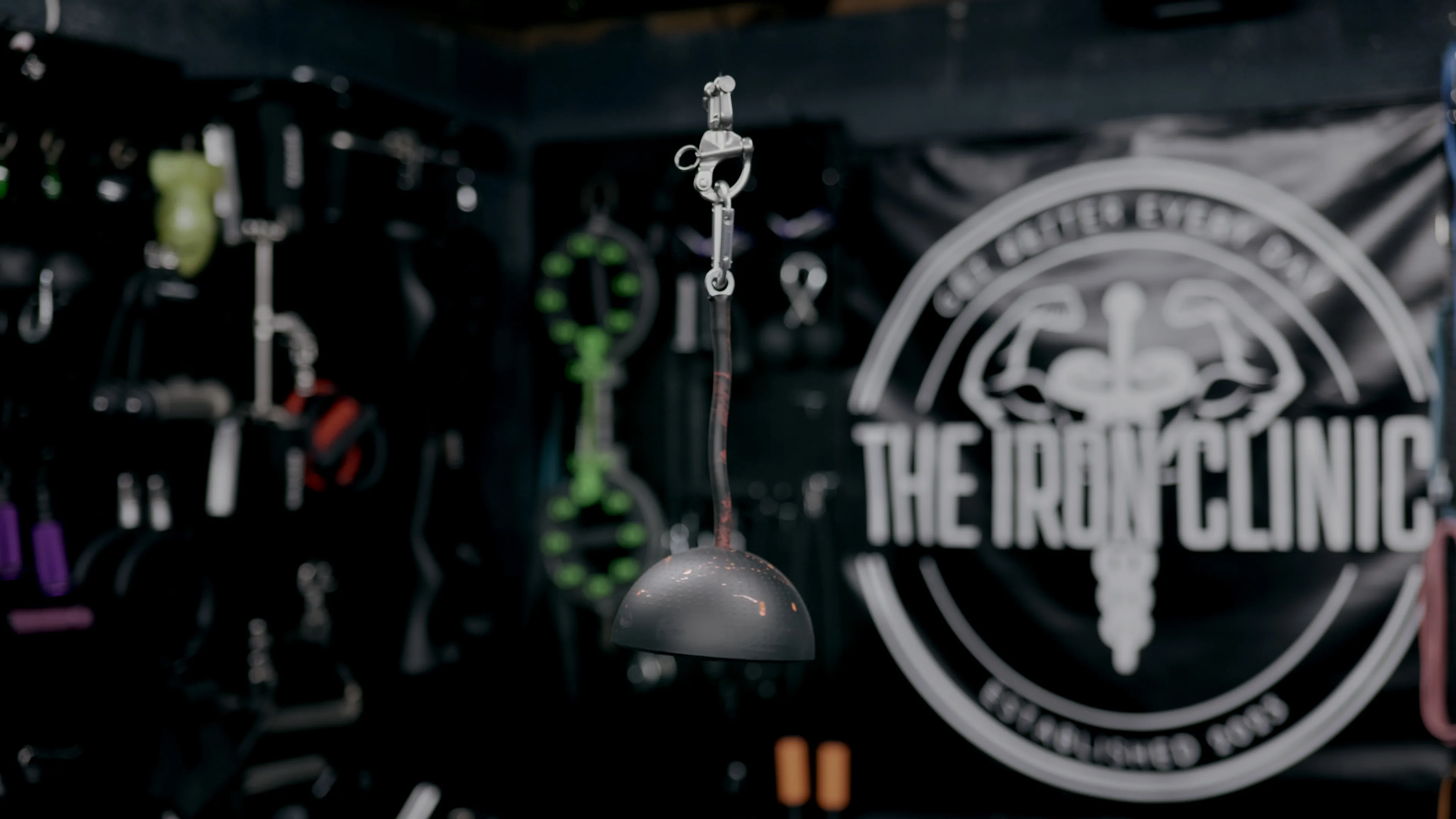 LPG Muscle Tribell cable attachment suspended in air